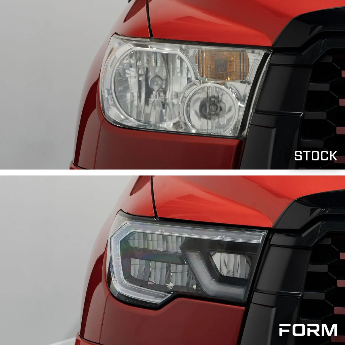 2007 - 2013 Toyota Tundra LED Reflector Headlights (Pair) - Image 4
