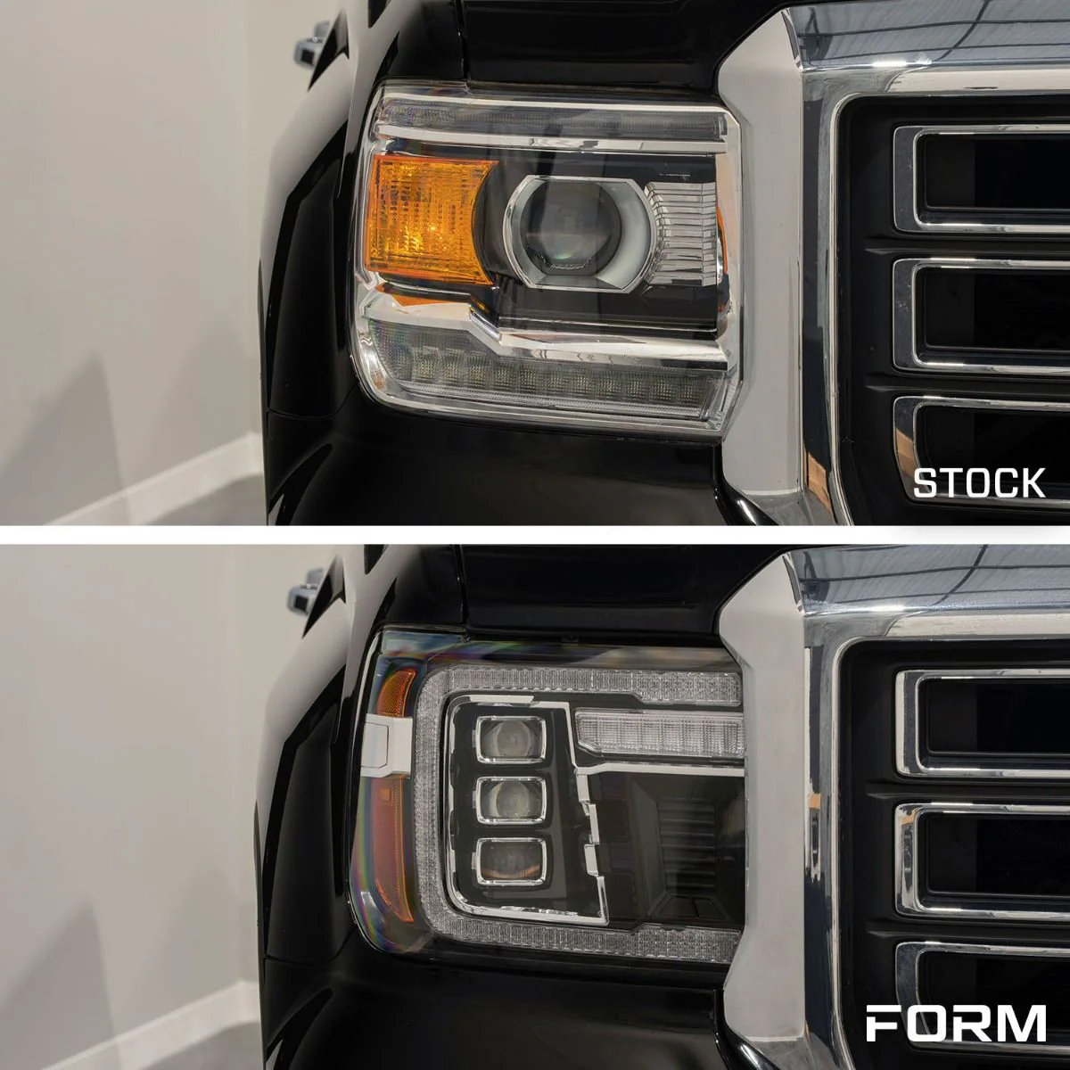 2014 - 2018 GMC Sierra 1500 LED Projector Headlights (Pair) - Image 5