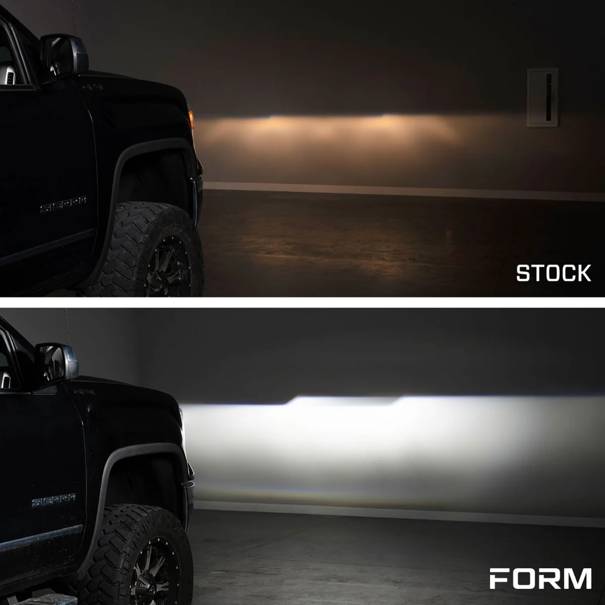 2014 - 2018 GMC Sierra 1500 LED Projector Headlights with Amber DRL (Pair) - Image 5