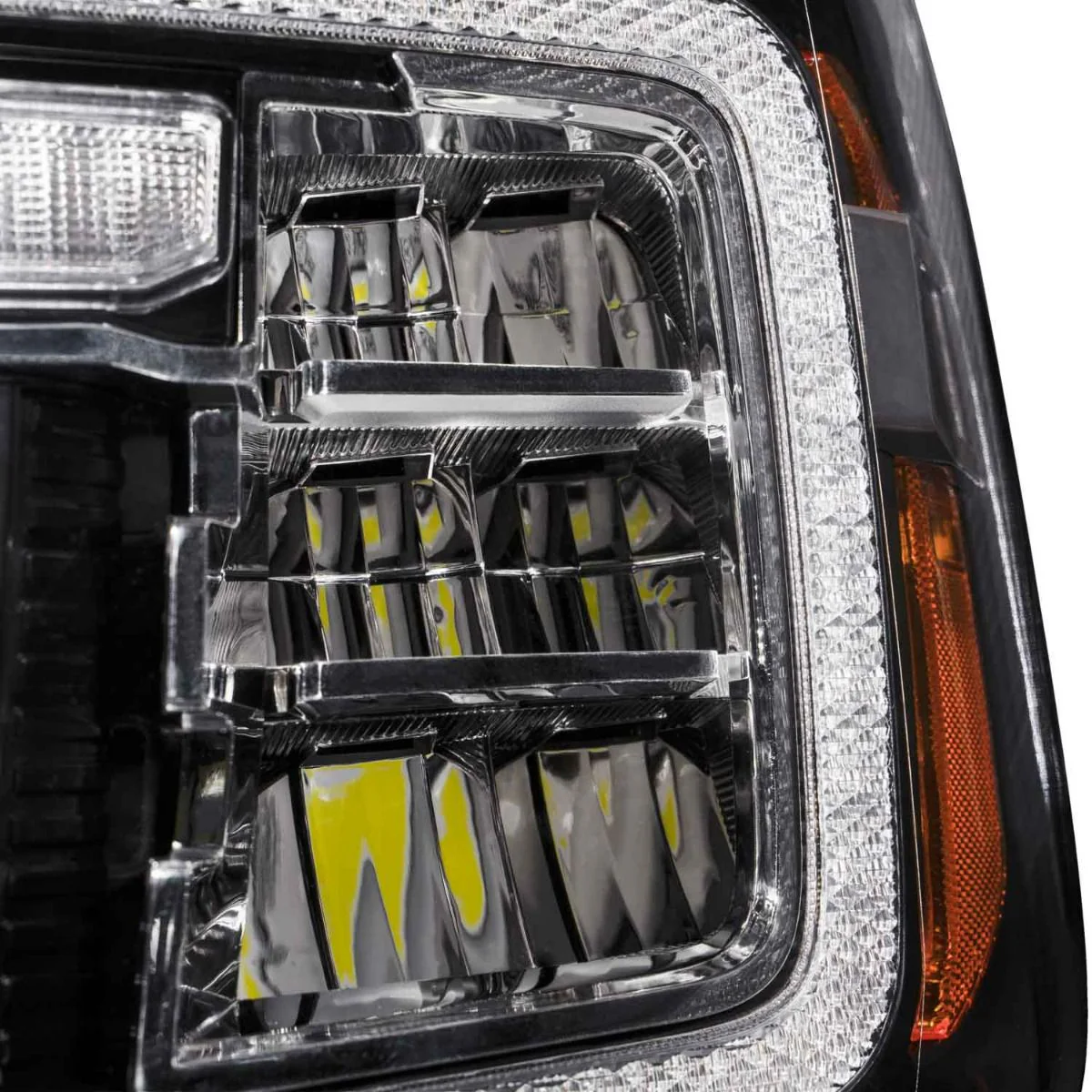2014 - 2018 GMC Sierra 1500 LED Reflector Headlights (Pair) - Image 10
