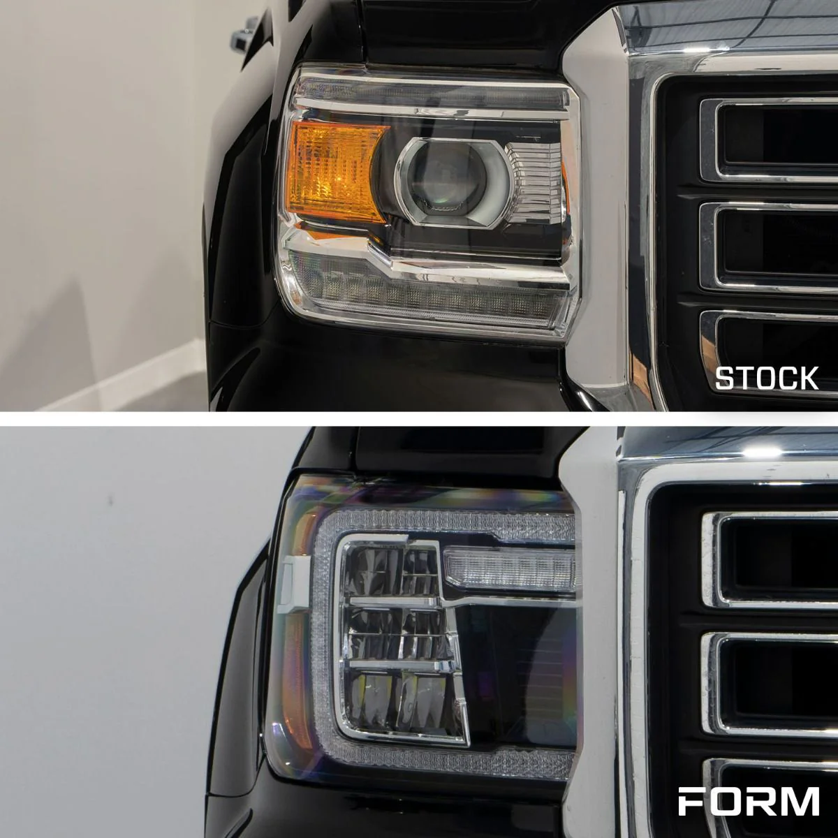 2014 - 2018 GMC Sierra 1500 LED Reflector Headlights (Pair) - Image 5