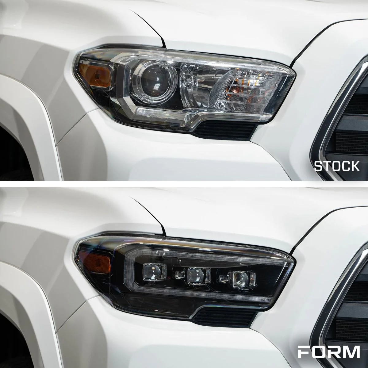 2016 - 2023 Toyota Tacoma Sequential LED Projector Headlights with Amber DRL (Pair) - Image 5