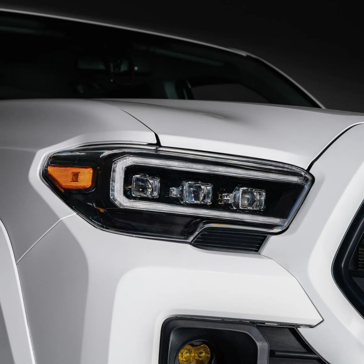 2016 - 2023 Toyota Tacoma Sequential LED Projector Headlights with White DRL (Pair) - Image 4