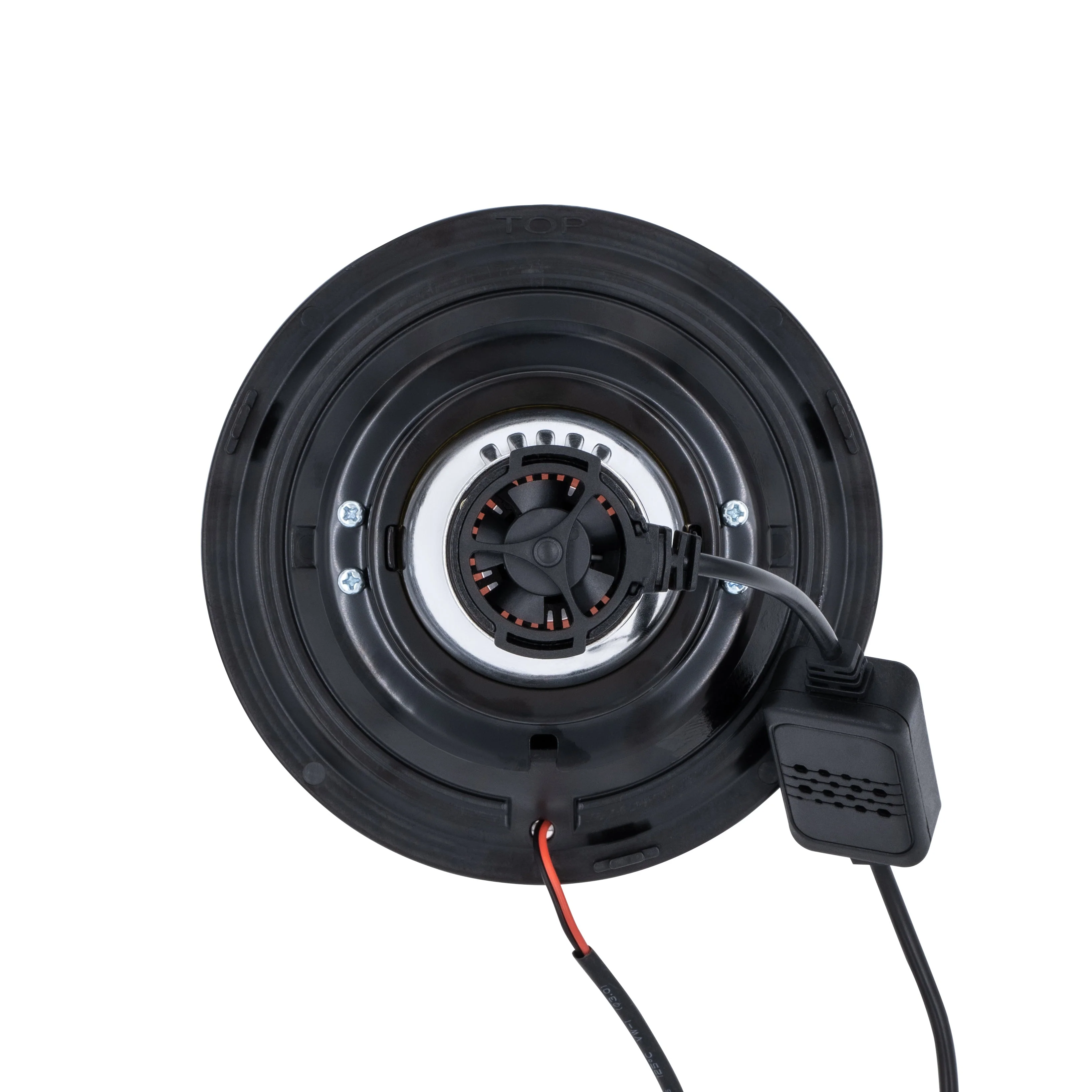 High/Low Beam Black 30W LED 575 with Modern Switchback Halo with Original Glass - Image 3