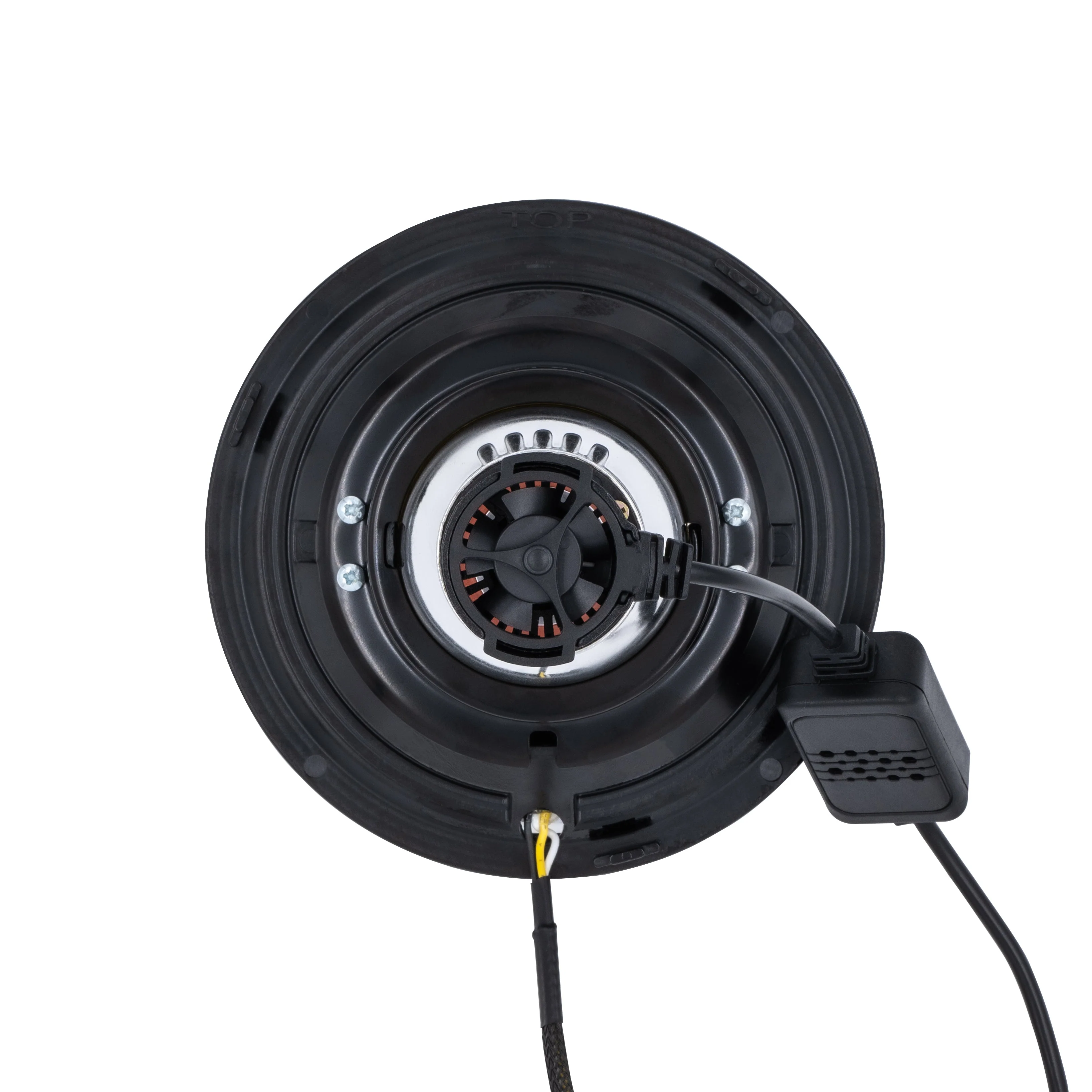 High/Low Beam Black 30W LED 575 with HDR Smoked Switchback Halo with Original Glass - Image 3