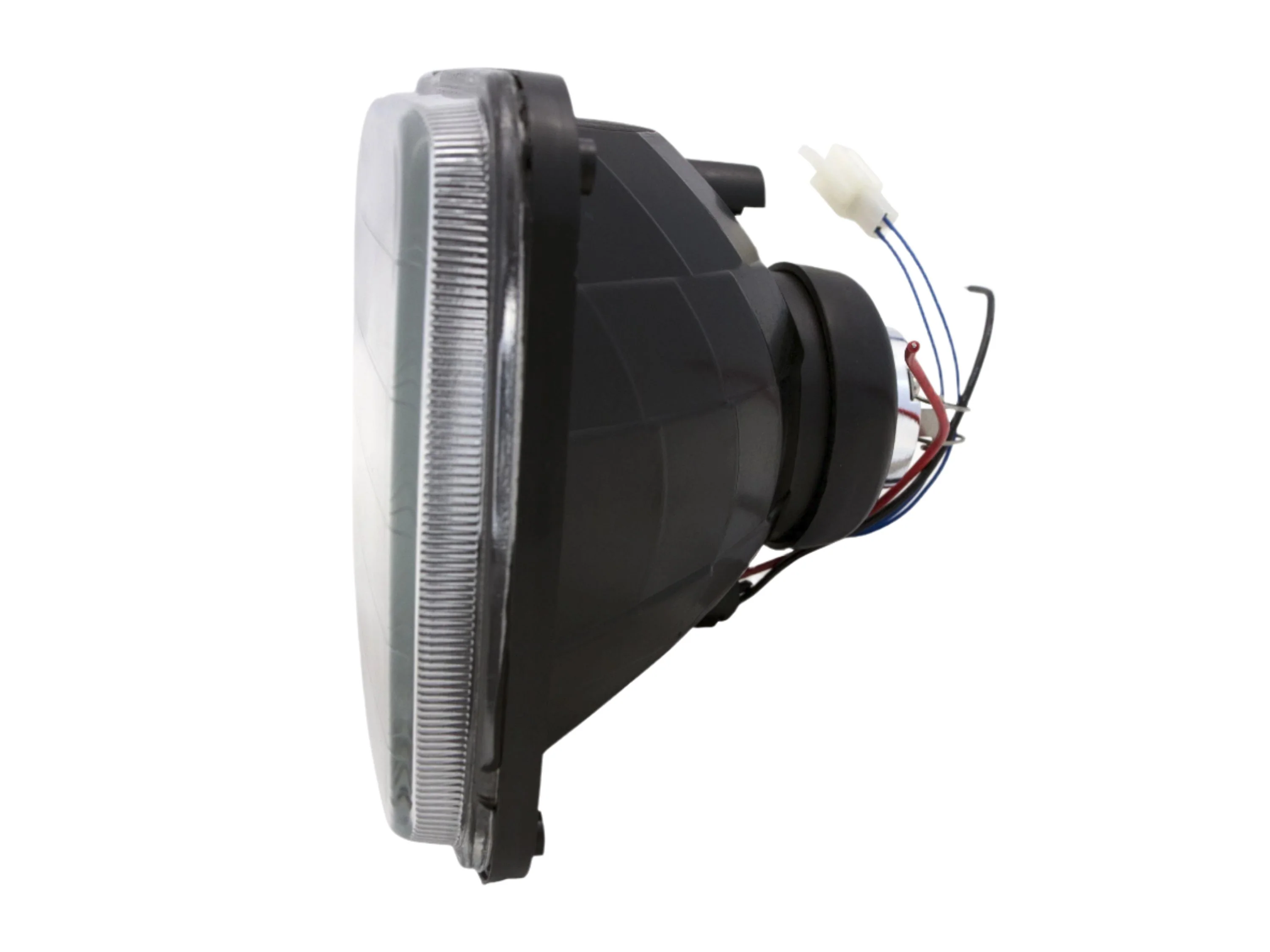 Black 6x7 V1 Projector Headlamp with Black Shroud with HID Package - Image 3