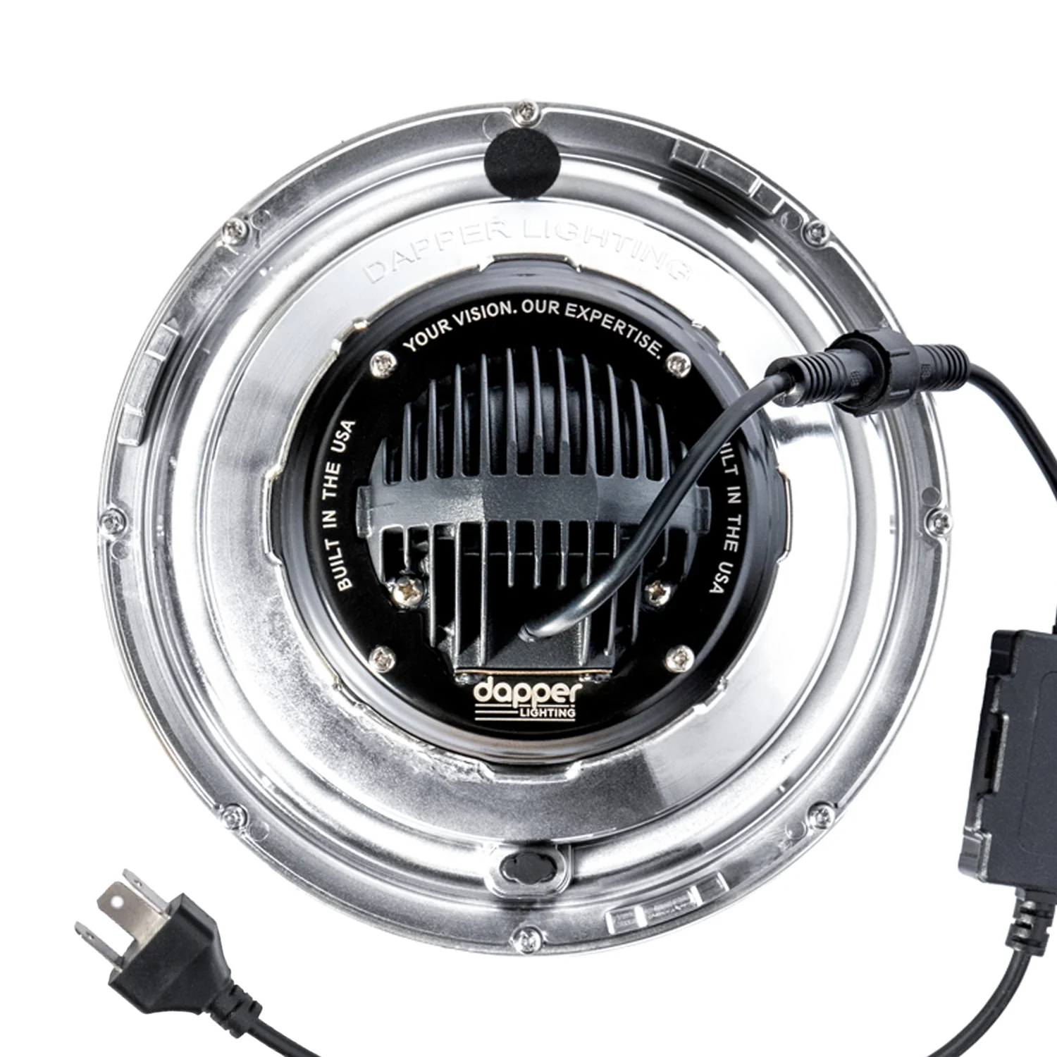 Chrome LED Seven with Classic Switchback Halo - Image 3