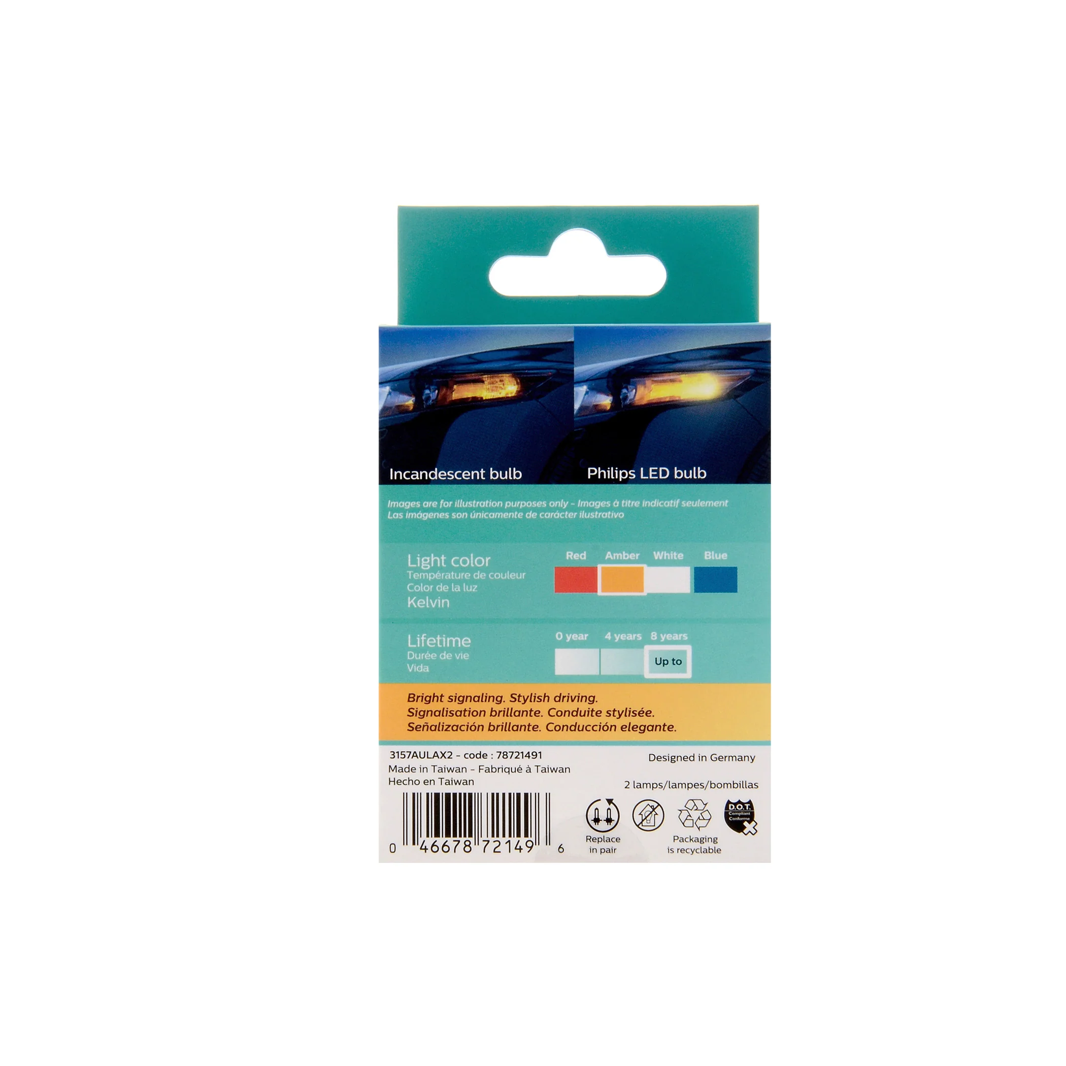 Philips Ultinon LED Bulbs, 3157 - Image 5