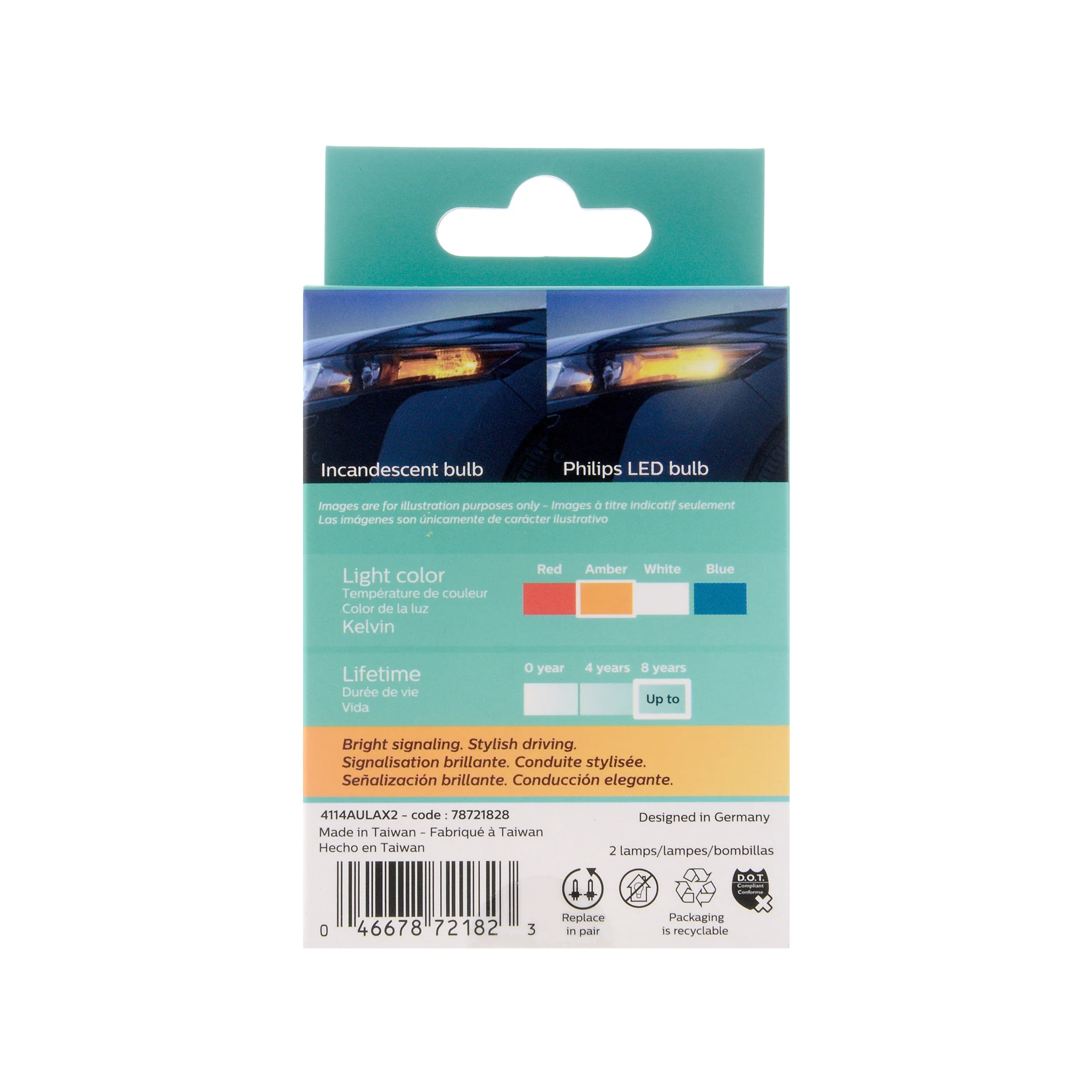 Philips Ultinon LED Bulbs, 4114 - Image 5